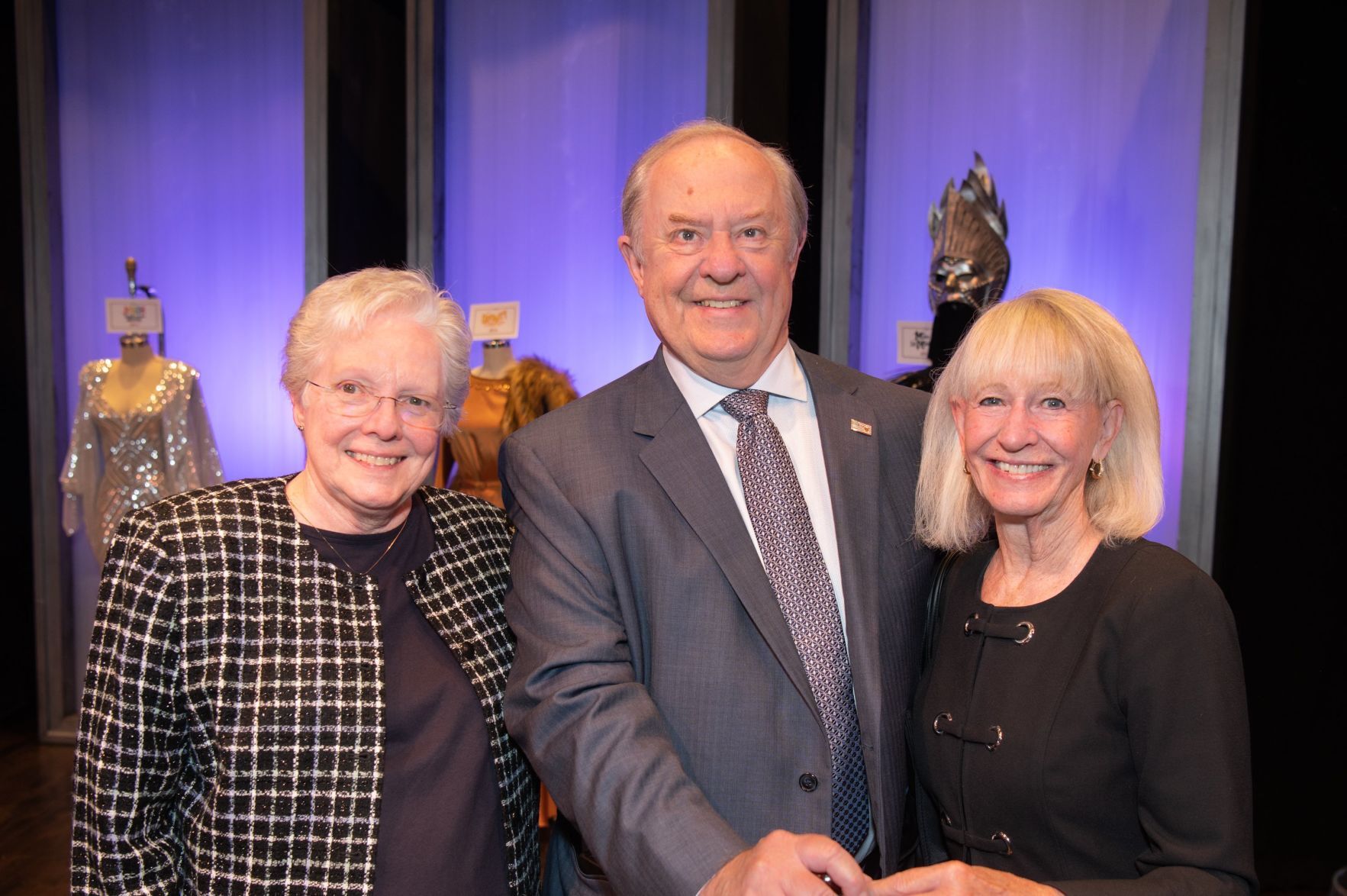 From the left, Pam Wissore with Ron and Pat Hofmeister
